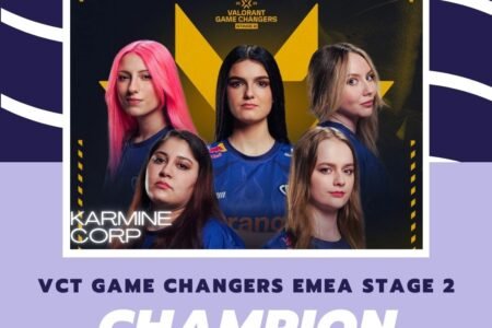 فريق Karmine Corp يفوز بلقب المرحلة الثانية من بطولة VCT Game Changers EMEA
