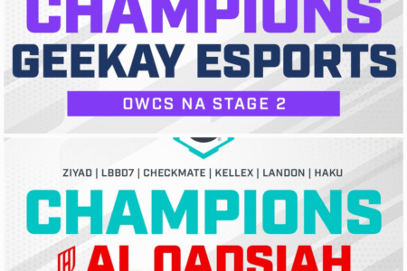 هيمنة سعودية في OWCS 2025: القادسية وGeekay أبطال EMEA وNA